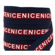 Лента репсовая с рисунком 25 мм. «Надпись»