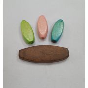 Элемент для декора дерево овал 12*27мм.