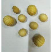 Мелочь деревянная-бусины без отверстия