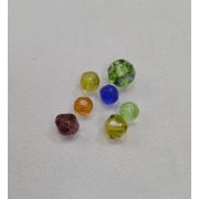 Бусина стеклянная шар граненый