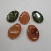 Бусина под камень плоская капля 18*25мм.