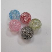 Бусина сахарная 16мм. пластик