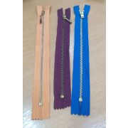 Молния металл 18-20см. Тип 3 под золото