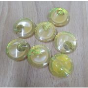 Пуговицы 347 20мм желтый галаграмма роза