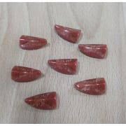 Пуговицы 353 20*11 кирпичный