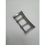 4.04  Пряжка 57*30 матовый черный никель 2 язычка