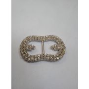 4.06 Пряжка восьмерка со стразами