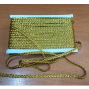 Тесьма  «Косичка» метализированная 9мм