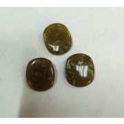 Пуговицы1439 20*22мм коричневый мрамор