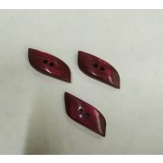 Пуговицы1454 11*30мм бордовый лист