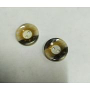 Пуговицы1510 17мм бежево-коричневый