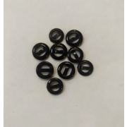 Пуговицы1517 12мм черный с перемычкой