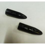 Пуговицы1525 14*50мм черный треугольник