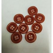 Пуговицы1535 17мм кирпичный квадрат