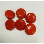 Пуговицы1536 21мм красный
