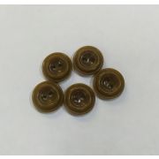 Пуговицы1564 16мм т.бежевый