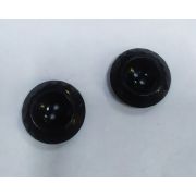 Пуговицы1568 30мм черный грани
