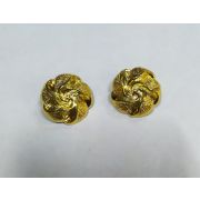 Пуговицы1571 26мм золотая роза