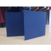 Заготовка для открытки 13,5*13,5см. синяя