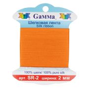 Лента шелк 2мм. фасовка 9,1м.