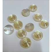 Пуговицы 066 12мм. желтый