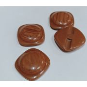 Пуговицы 085 25мм.коричневый