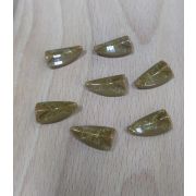 Пуговицы 358 20*11 т. коричневый