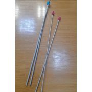 Спицы металл окрашеный 2шт.прямые длина 35см с ограничителем