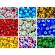 Бисер полосатый ассорти Чехия