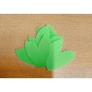 Листик  из фоамирана