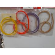 Шнур бархатный с замком 4мм., длина 45см.