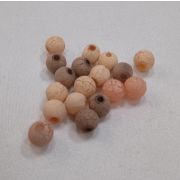 Бусина кракелюр 6мм шарик пластик ассорти