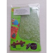 Комплект текстурных листов 4шт.12*16см.(чешуя, снежинки, дерево, звезды)