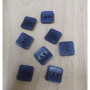 Пуговицы 387 8мм синий квадрат