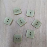 Пуговицы 388 8мм т. бежевый квадрат