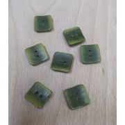 Пуговицы 390 8мм  хаки квадрат