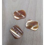 Пуговицы 415 15*20 мм коричневый