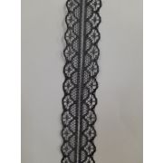 Кружево капрон 30мм.волна в 2 стороны