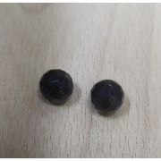 Пуговицы 923 10мм черный под бусину
