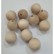 Бусина деревянная 15мм неокрашеная
