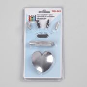 Инструмент для установки люверсов (рукоятка, втулка, пробойники и развальцовщики 3 и 4мм, коврик)