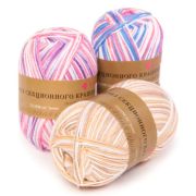 Пряжа «Акрил»секционного крашения 100гр. 300м. 100% акрил