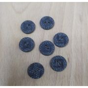 Пуговицы 422 14мм черный