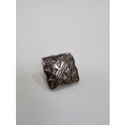 Пуговицы1141 - 20 мм.квадрат черный никель