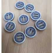 Пуговицы 464 15мм т.серый