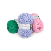 Пряжа «Популярная» 100гр.133м. 50% шерсть, 50% акрил высокообъемный