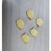 Пуговицы 512 18*15мм желтая сова