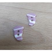 пуговицы 533 10*15мм св.сиреневый след