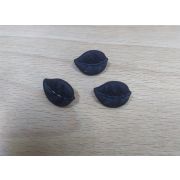 Пуговицы 539 13*19мм черный лист