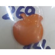 Пуговицы 269 16мм оранжевое яблоко